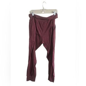 Maroon Maternity joggers size XXL